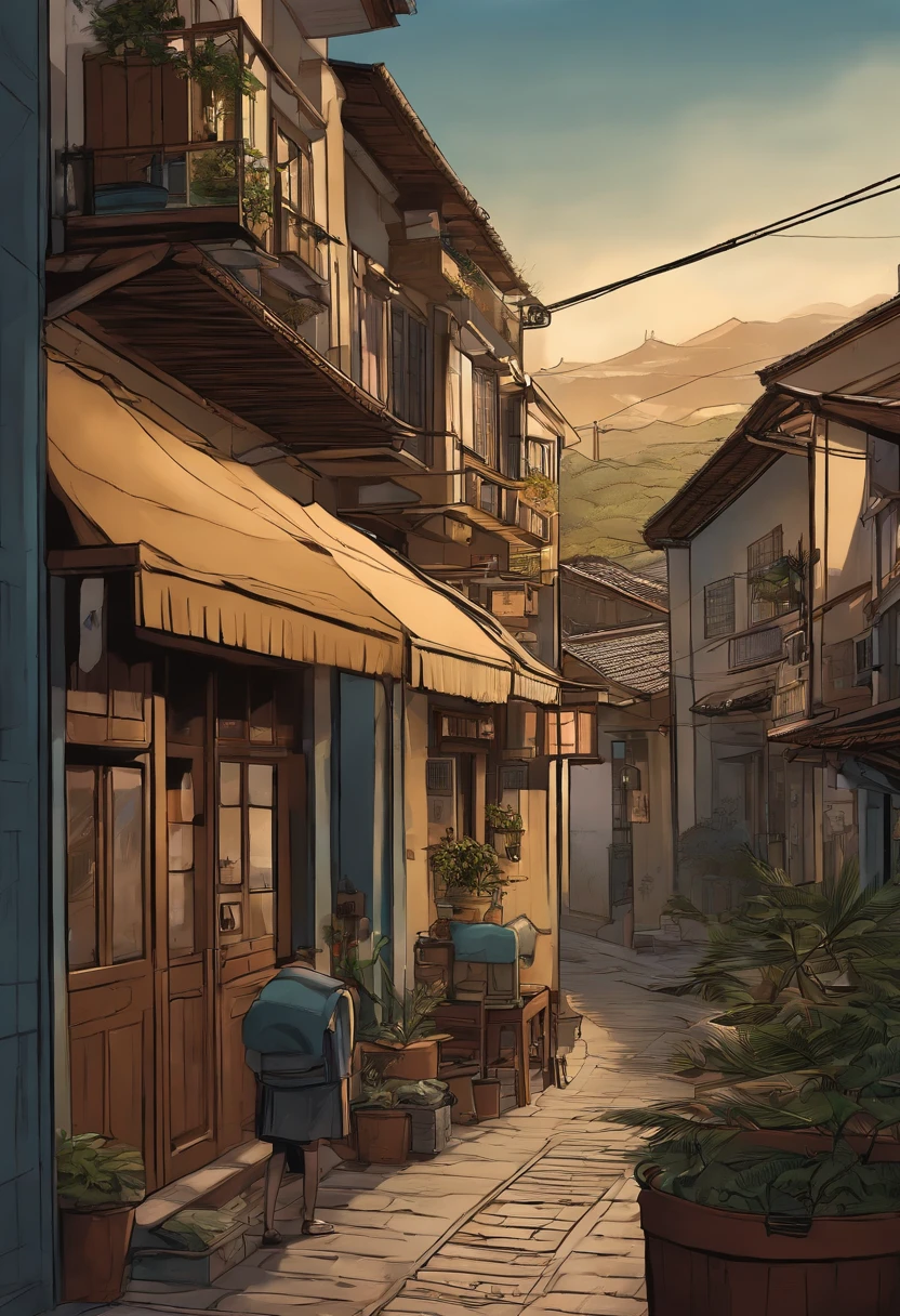 comic strip,Hong Kong comic book style,Fengyun comic style,(((Comic storyboard))),Two-dimensional picture,Estilo de Makoto Shinkai,Makoto Shinkai manga art,teens girl,The narrow streets of the town,starrysky,vibrant with colors,Hyper-realistic,Ultra photo realsisim,super-fine,Smooth lines,high qulity,8K,tmasterpiece
