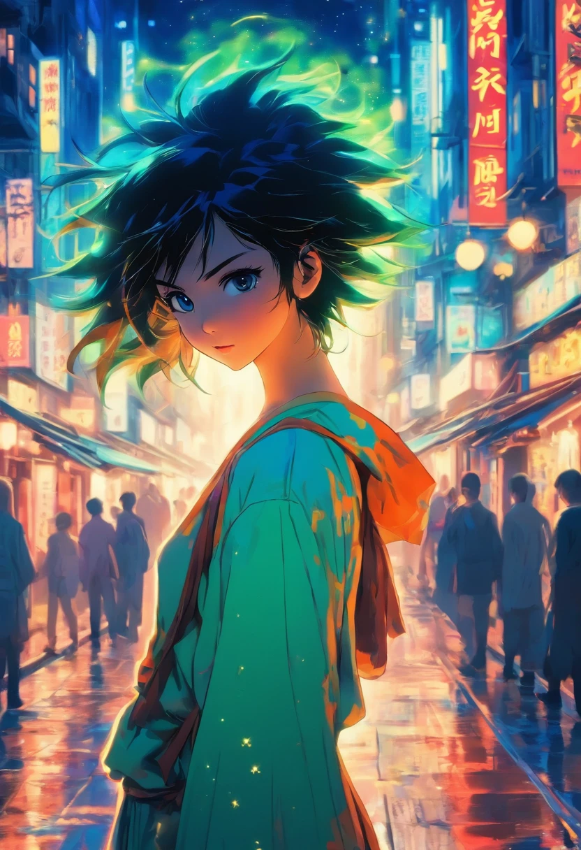 comic strip,Hong Kong comic book style,Fengyun comic style,(((Comic storyboard))),Two-dimensional picture,Estilo de Makoto Shinkai,Makoto Shinkai manga art,s girl,The narrow streets of the town,starrysky,vibrant with colors,Hyper-realistic,Ultra photo realsisim,super-fine,Smooth lines,high qulity,8K,tmasterpiece
