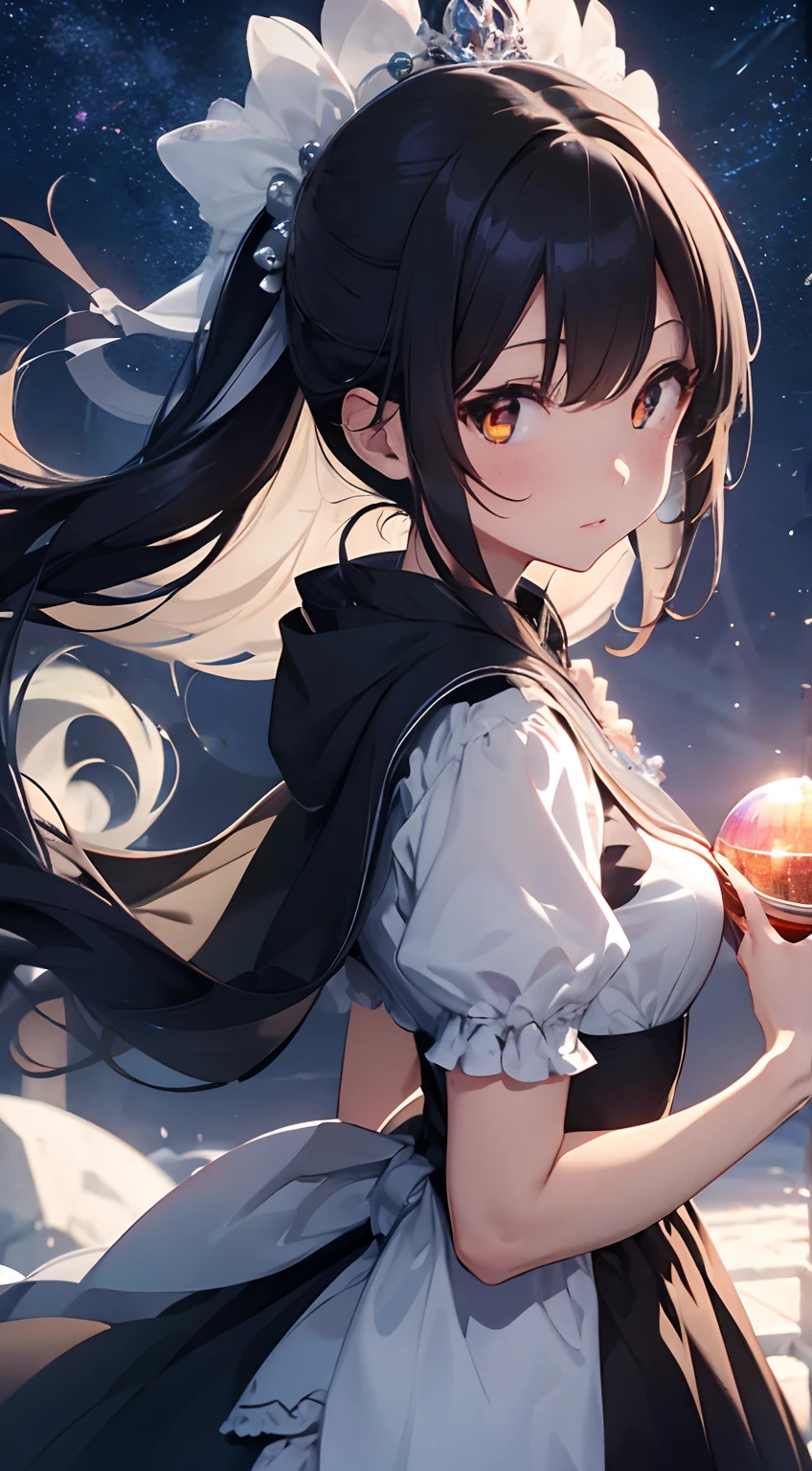 Shining orange eyes rainbows