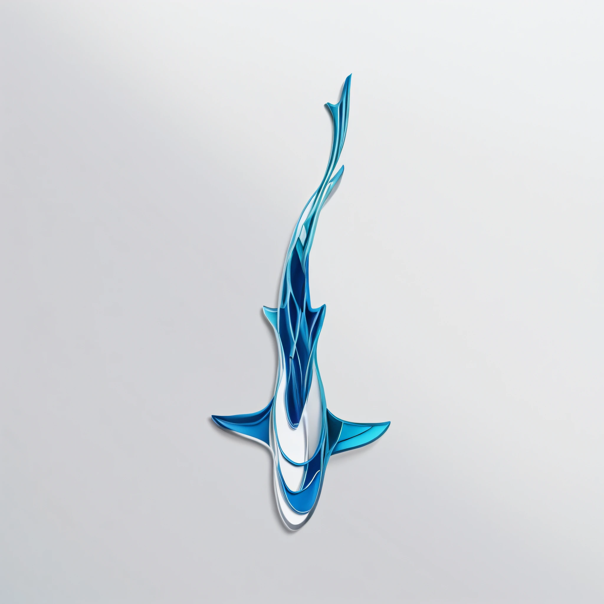 there is a fish that is standing on a white surface, arte vetorial para plasma cnc, tatuagens de desenho de linha, tattoo sketch of a sea, Design 3D para tatuagem, tattoo sketch of a ocean, artistic sketch, desenho minimalista, Arte de linha limpa, contorno de tinta, arte de linha minimalista, arte de linha fina, Arte do Chrome, sharp outlines, arte de linha fina, pintura em tons de azul e cinza dentro das linhas
