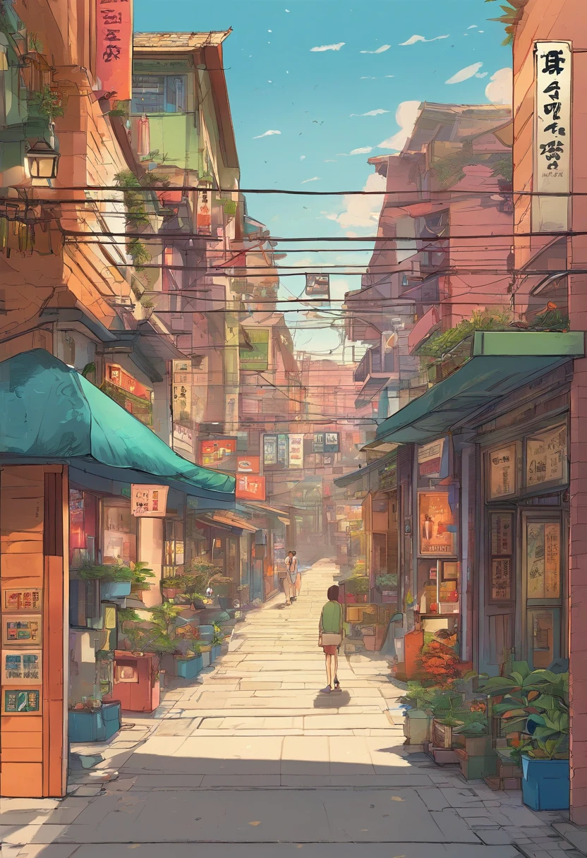 comic strip，Hong Kong comic book style，Fengyun comic style，（（（Cartoon Split））），（（（Comic storyboard））），Two-dimensional picture，Estilo de Makoto Shinkai，Makoto Shinkai manga art，teens girl，The narrow streets of the town，starrysky，vibrant with colors，Hyper-realistic，Ultra photo realsisim，super-fine，Smooth lines，high qulity，8K，tmasterpiece