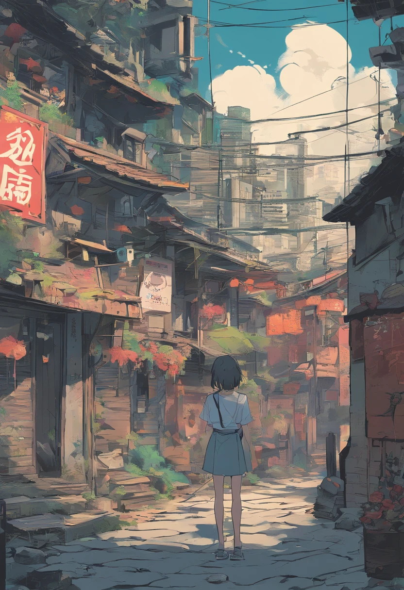 comic strip，Hong Kong comic book style，Fengyun comic style，（（（Cartoon Split））），（（（Comic storyboard））），Two-dimensional picture，Estilo de Makoto Shinkai，Makoto Shinkai manga art，teens girl，The narrow streets of the town，starrysky，vibrant with colors，Hyper-realistic，Ultra photo realsisim，super-fine，Smooth lines，high qulity，8K，tmasterpiece