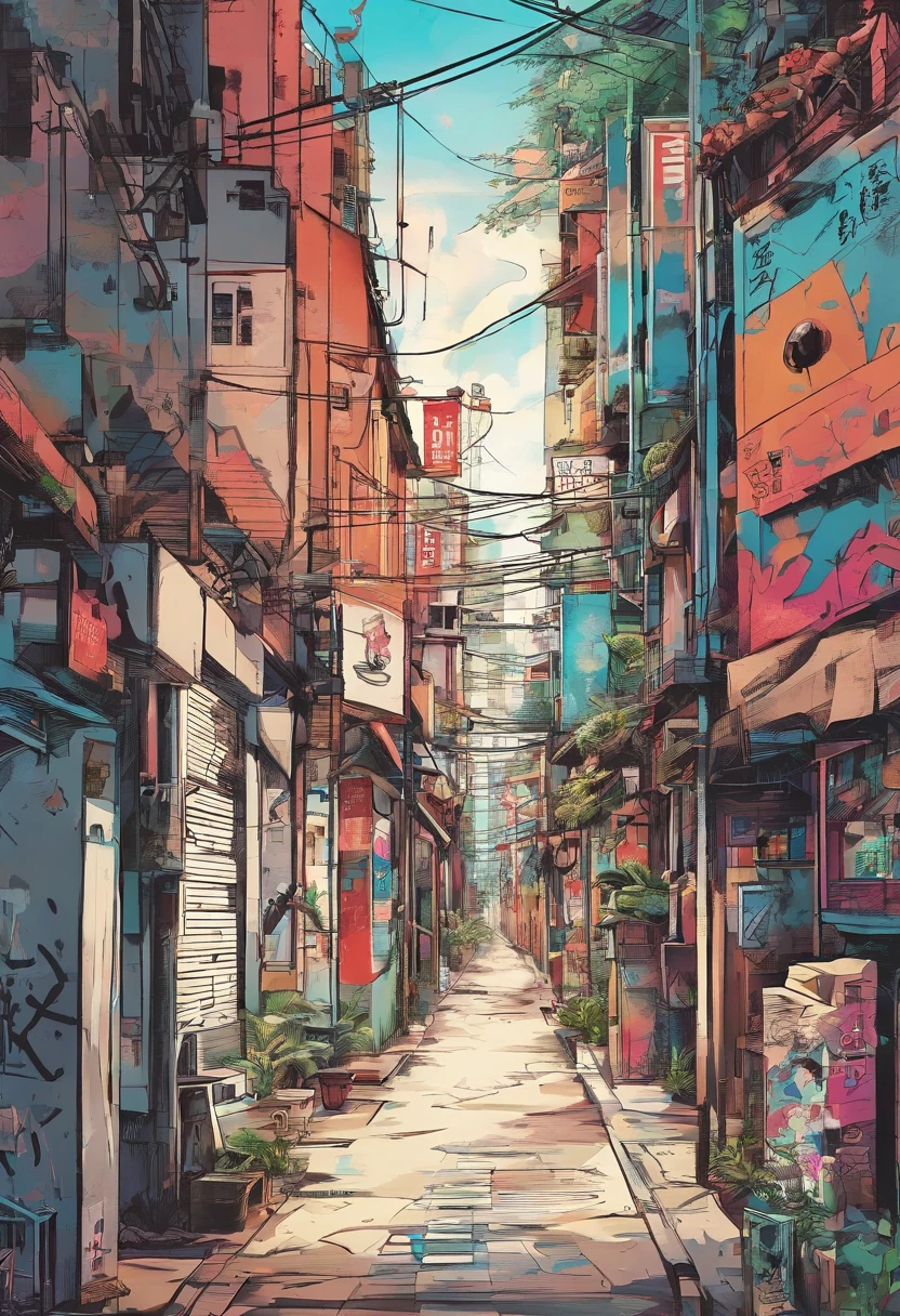 comic strip,Hong Kong comic book style,Fengyun comic style,(((Cartoon Split))),(((Comic storyboard))),Two-dimensional picture,Estilo de Makoto Shinkai,Makoto Shinkai manga art,teens girl,The narrow streets of the town,starrysky,vibrant with colors,Hyper-realistic,Ultra photo realsisim,super-fine,Smooth lines,high qulity,8K,tmasterpiece