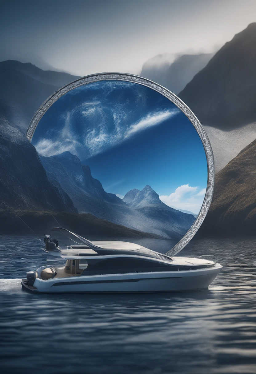 "Por favor, crie uma imagem que represente o mundo das criptomoedas. Predominantly use the colors blue and white in the composition. A imagem deve incorporar elementos que simbolizem a tecnologia blockchain, Decentralization, The security and innovation associated with cryptocurrencies. Make sure the image conveys a sense of confidence and modernity, while highlighting the importance of blue and white in the context of cryptocurrencies