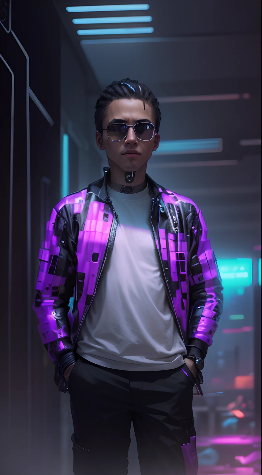 Change hd cyberpunk background