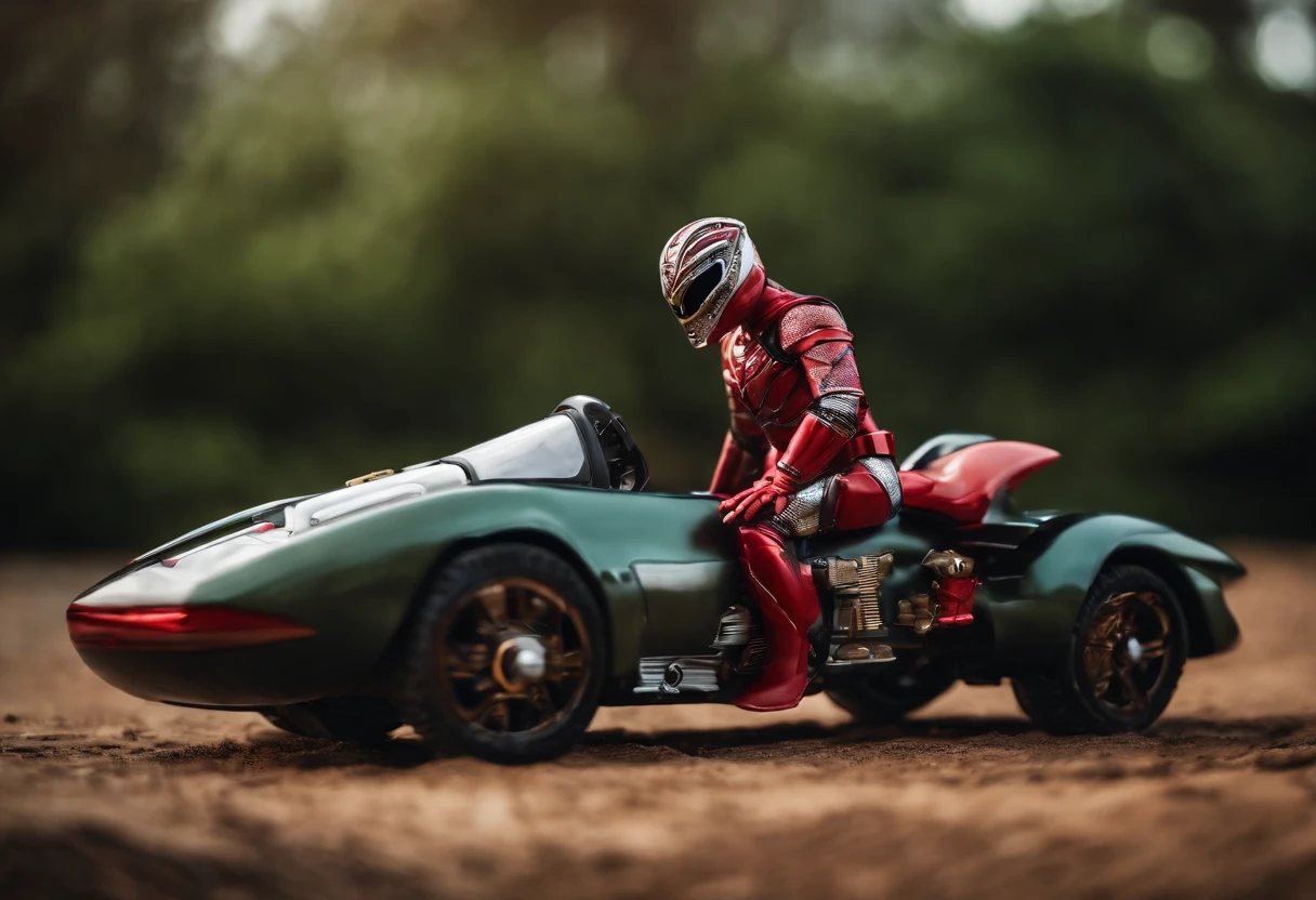 power ranger new color and new zord, the iguana red