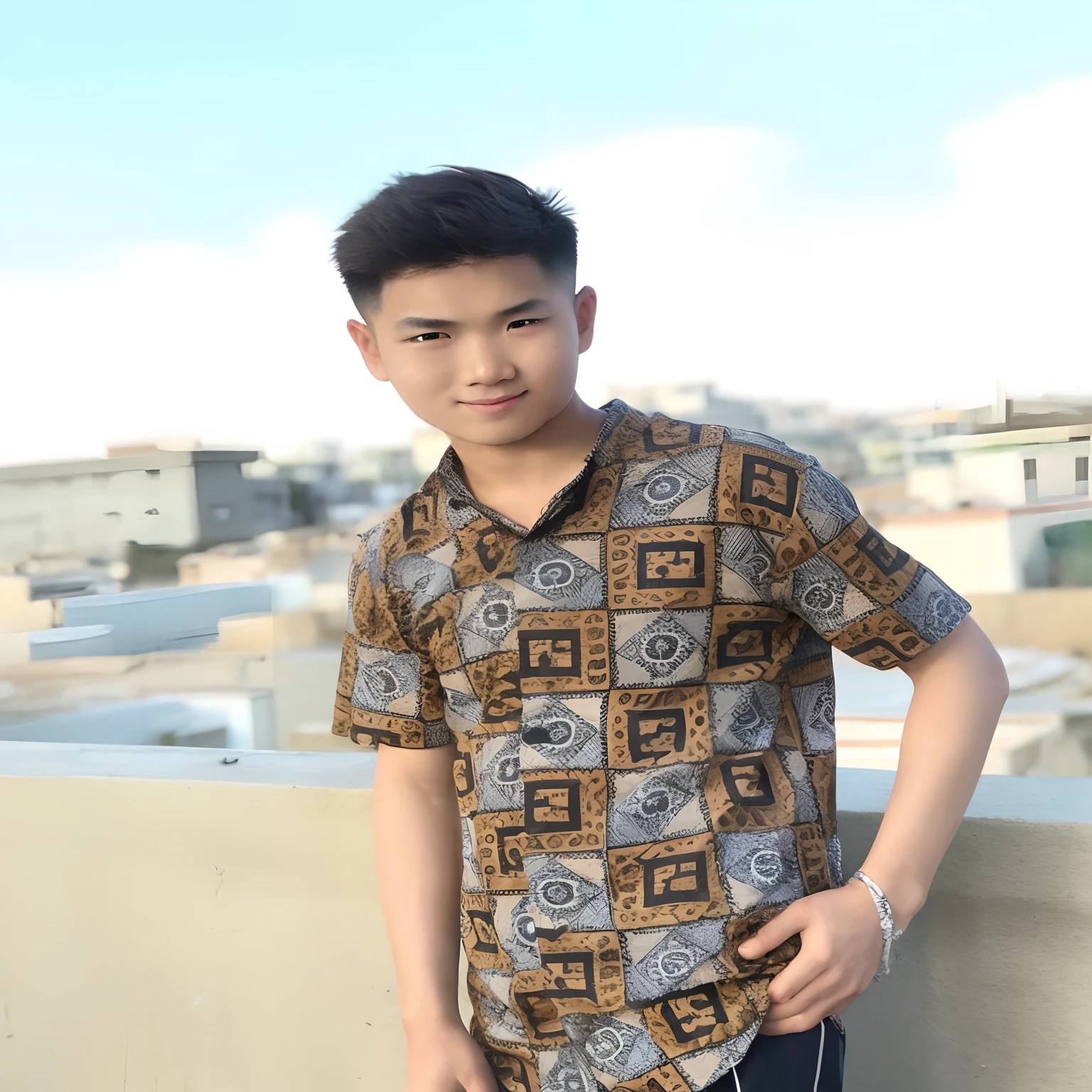 Chinese boy,bodybilder and a nice face