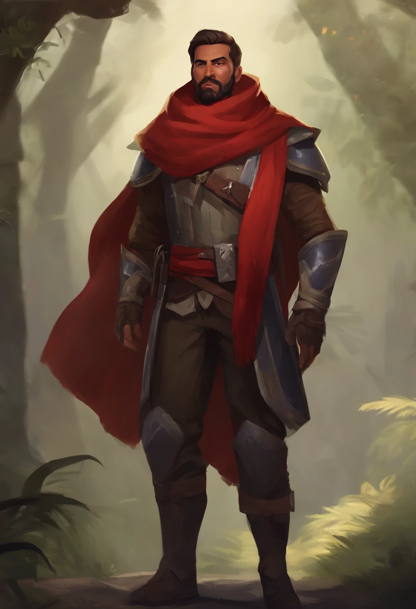 a cartoon drawing of a man with a red scarf, video game character concept, 2d concept art, single character concept art, concept art character, detailed full body concept art, game character concept art, character concept artwork, starfinder character, concept character, rpg concept art character, fantasy character concept, concept character art, character concept art