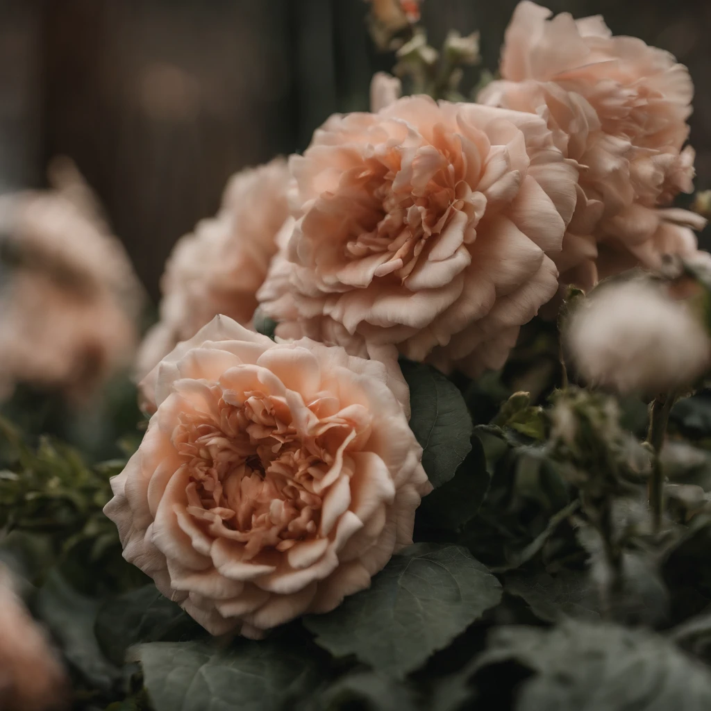 Realistic photo of a hand crushing some flowers, qualidade 4K, fundo bege, no distortions or manch