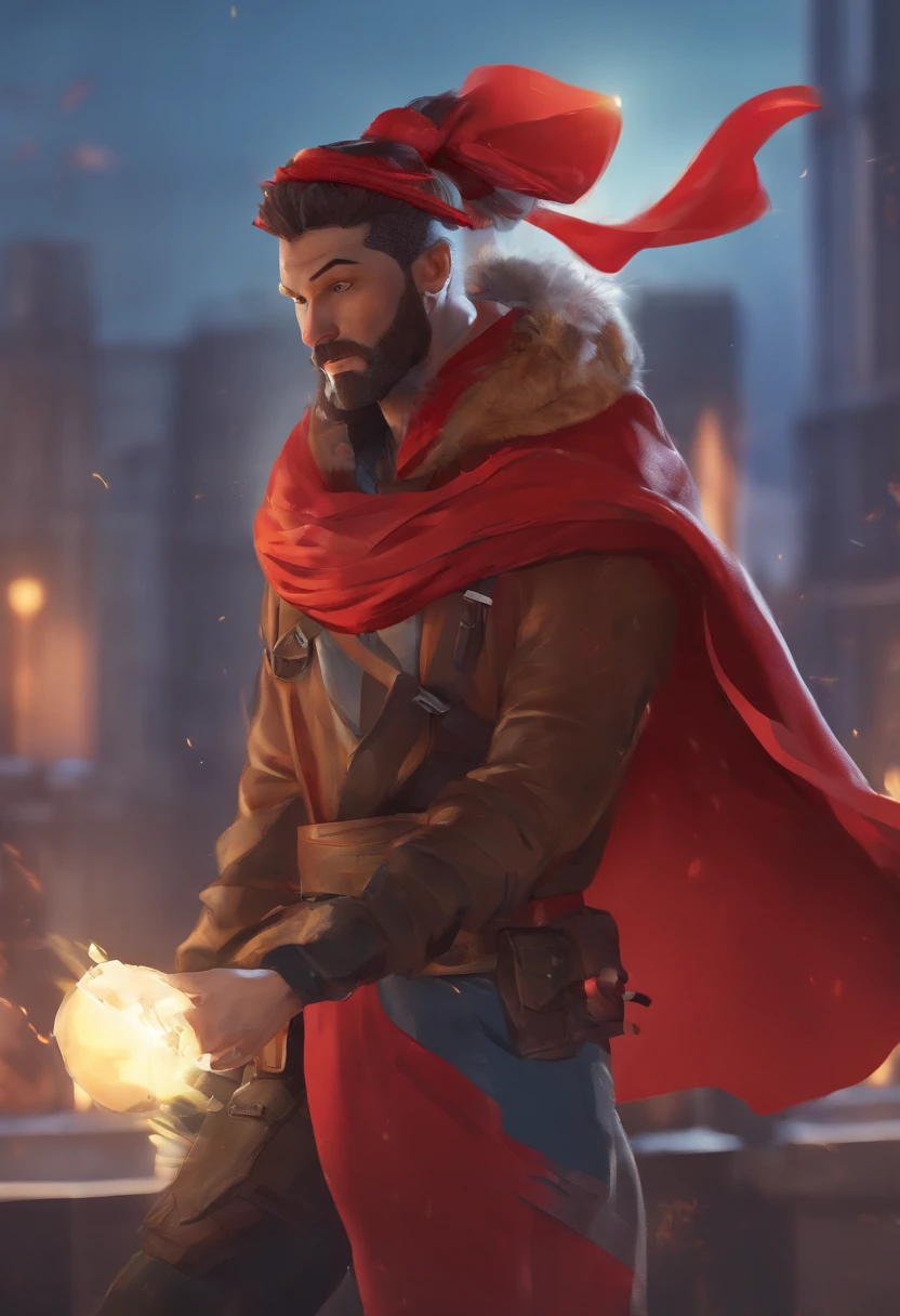 a cartoon drawing of a man with a red scarf, video game character concept, 2d concept art, single character concept art, concept art character, detailed full body concept art, game character concept art, character concept artwork, starfinder character, concept character, rpg concept art character, fantasy character concept, concept character art, character concept art