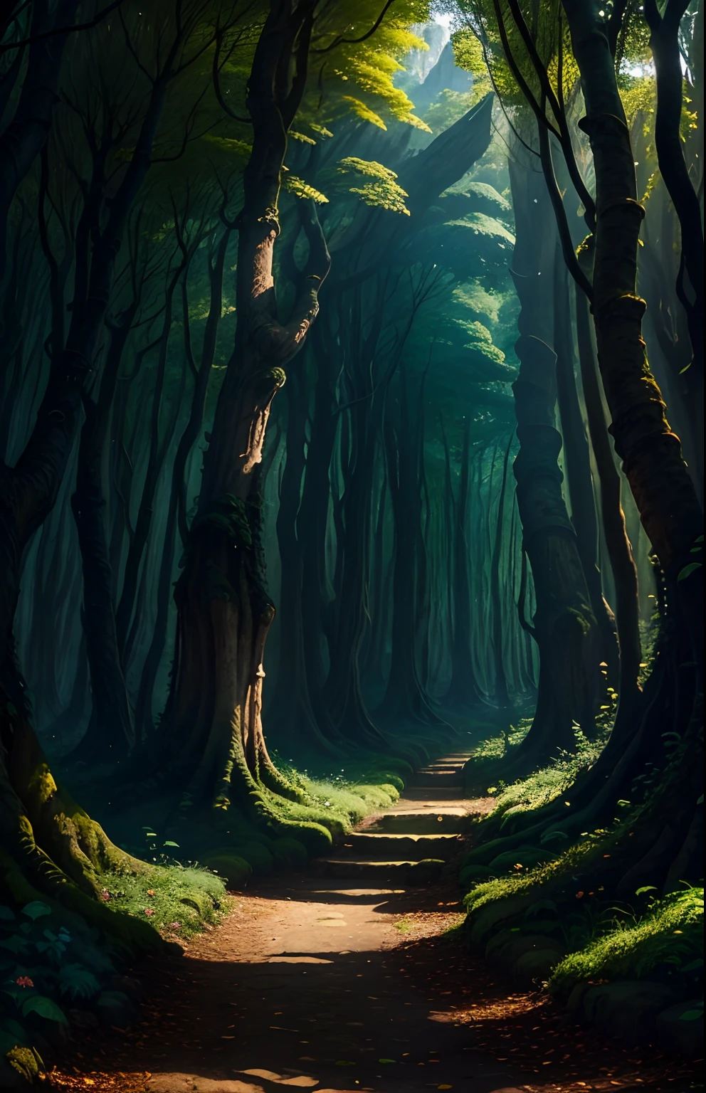 a mystical forest nestled amidst towering mountains, there was a place where enchantments and whimsy reigned supreme. This forest, called Eldoria, was home to magical creatures, ancient trees, and secrets whispered among the rustling leaves.
