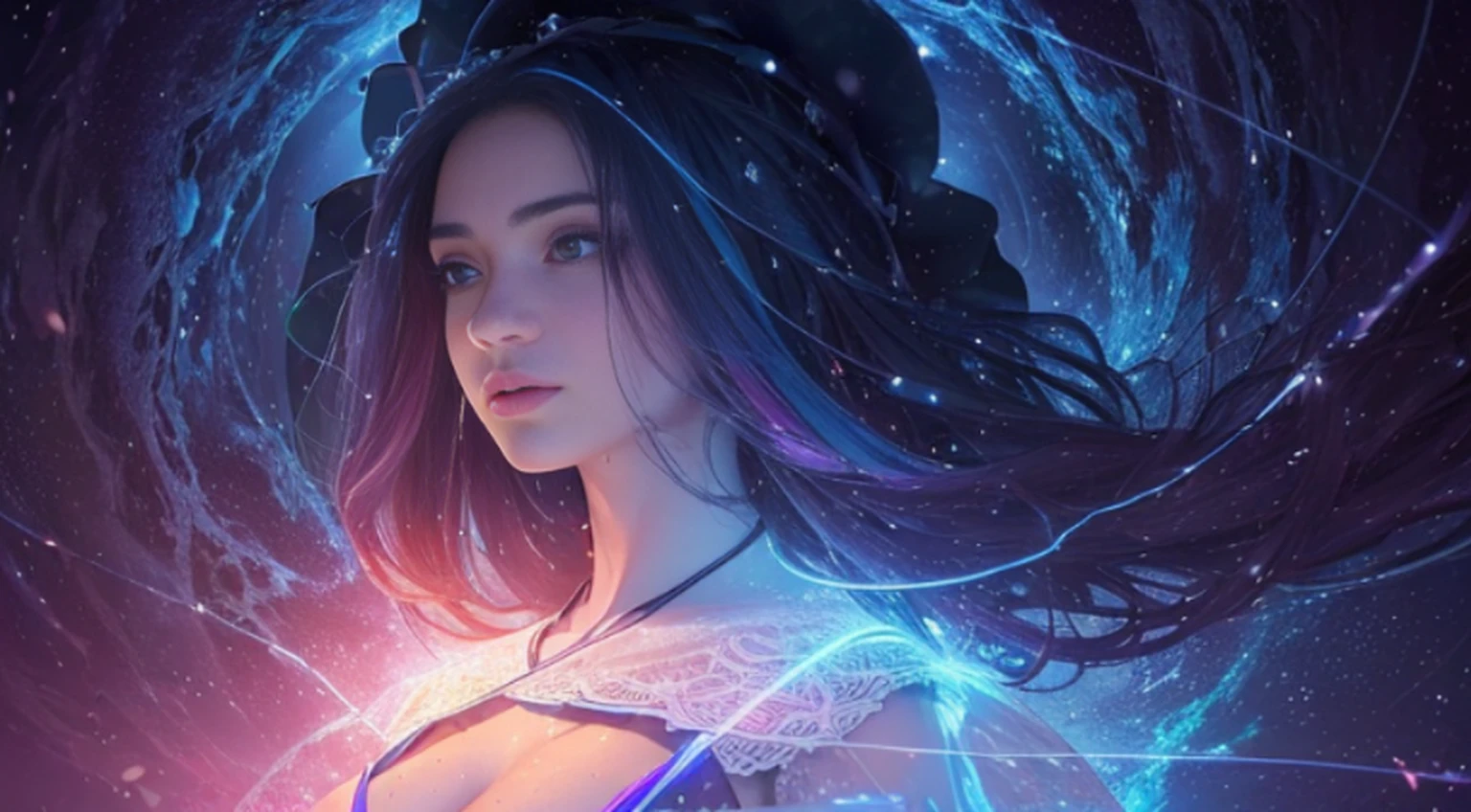 A woman in a light pink dress standing in a cherry forest, Artgerm, paisagem realista, Artgerm detalhado, olhos perfeitos, rosto perfeito, Ultra Detalhado, tiro de corpo inteiro, (Skindentation: 1.5), realista, realista, (obra-prima: 1.5), arte conceitual, detalhes intrincados, altamente detalhado, realista, octane rendering, 8K, motor irreal, dinamic pose, melhor qualidade, alta resolução, (rosto realista: 1.1), (hiper-realismo: 1.1) , ((full_body)), olhos perfeitos, (pele brilhante: 1.2), ((penteado))), ((perfect hands))), (fundo muito detalhado), ((dynamic background), ((rain day), (cerejeiras), ((1girl)), Vestindo um manto, (((Manto de fluxo))), ((Olhos detalhados, Olhos de alta qualidade, Rosto de alta qualidade)), vestido azul claro extremamente complexos, magical robes), magia, (dramatic), epic, campo de flores, profundidade de campo, bokeh, 4k, gotica, cinzas, particules.
