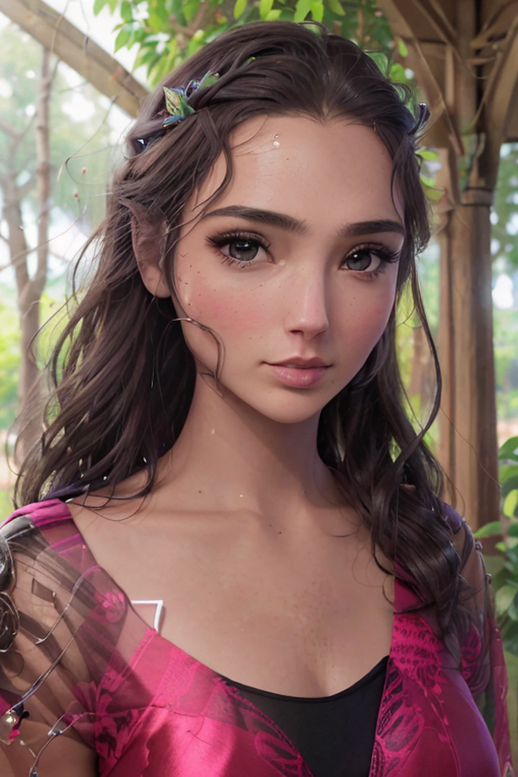 A woman in a light pink dress standing in a cherry forest, Artgerm, paisagem realista, Artgerm detalhado, olhos perfeitos, rosto perfeito, Ultra Detalhado, tiro de corpo inteiro, (Skindentation: 1.5), realista, realista, (obra-prima: 1.5), arte conceitual, detalhes intrincados, altamente detalhado, realista, octane rendering, 8K, motor irreal, dinamic pose, melhor qualidade, alta resolução, (rosto realista: 1.1), (hiper-realismo: 1.1) , ((full_body)), olhos perfeitos, (pele brilhante: 1.2), ((penteado))), ((perfect hands))), (fundo muito detalhado), ((dynamic background), ((rain day), (cerejeiras), ((1girl)), Vestindo um manto, (((Manto de fluxo))), ((Olhos detalhados, Olhos de alta qualidade, Rosto de alta qualidade)), vestido azul claro extremamente complexos, magical robes), magia, (dramatic), epic, campo de flores, profundidade de campo, bokeh, 4k, gotica, cinzas, particules.