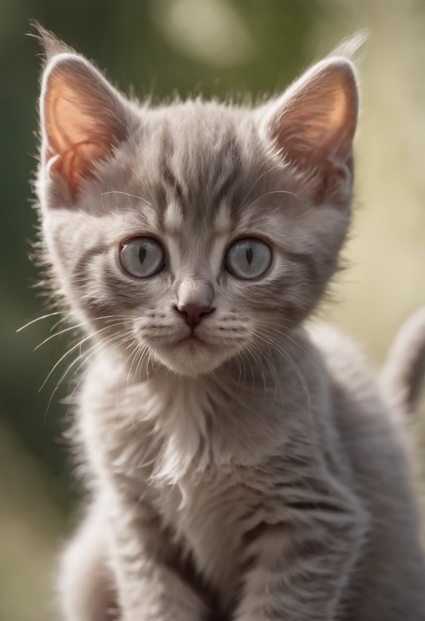 a cute kitten made of metal, (cyborg:1.1), ([butt | Detailed wire]:1.3), (Complicated details), HDR, (Complicated details, Ultra - Detailed:1.2), Cinema lens, vignette, in the center , macro lens, cyborg, cyberpunk style, ((intricate details)), HDR, ((intricate details, Ultra - Detailed)), cinema shot, vignette, perfect (((beautiful face))), highly detailed, intricate