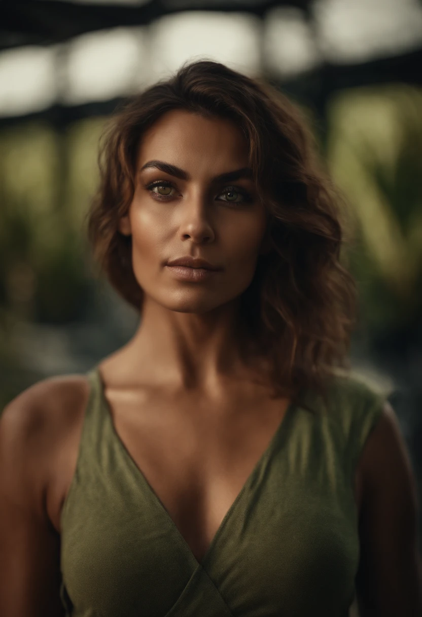 Brown woman 30 bust heavy green eyes dyed mast 1m75 60kg slim