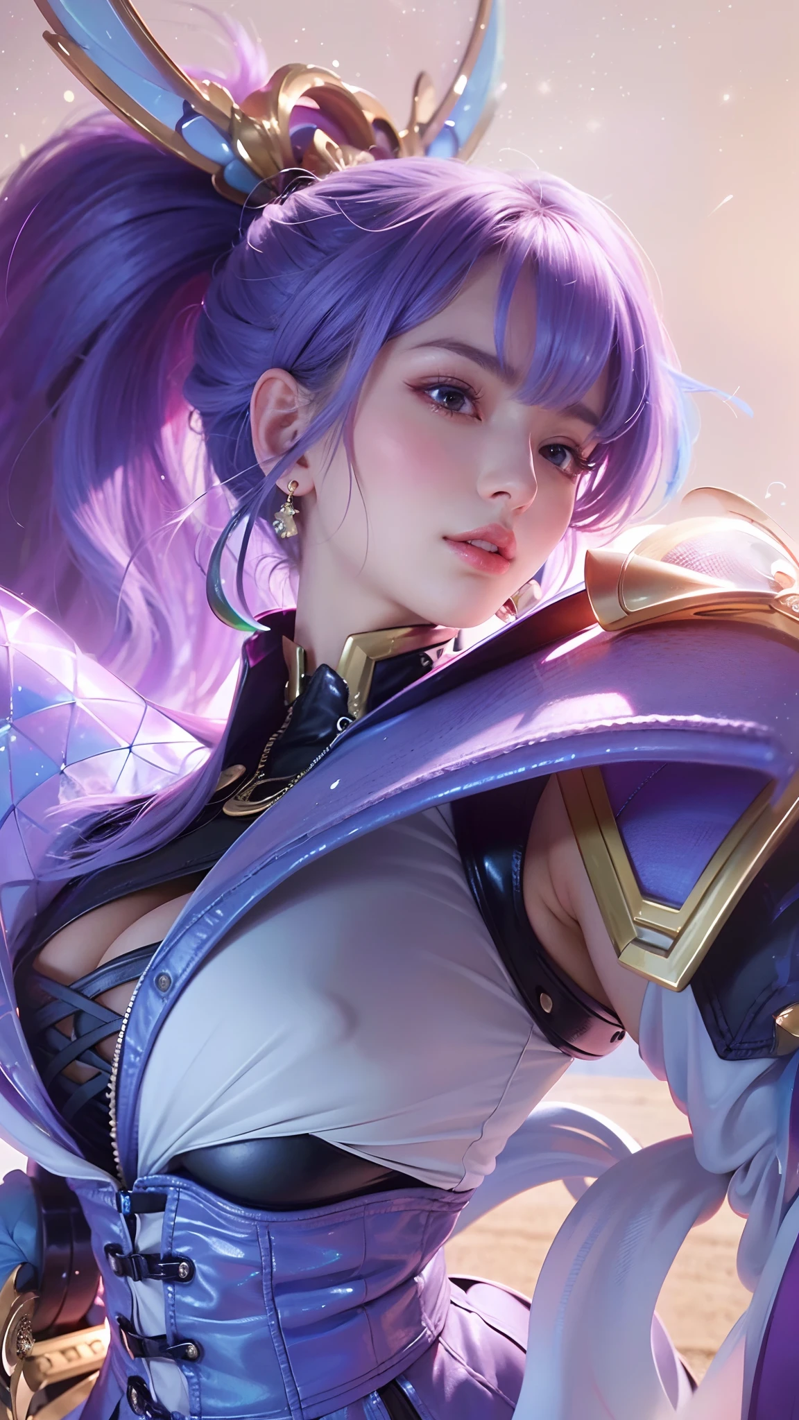 (8k, RAW photo, photorealistic:1.25) ,( lipgloss, eyelashes, gloss-face, glossy skin, best quality, ultra highres, depth of field, chromatic aberration, caustics, Broad lighting, natural shading,Kpop idol) looking at viewer with a serene and goddess-like happiness, Verry big breasts, huge boobs