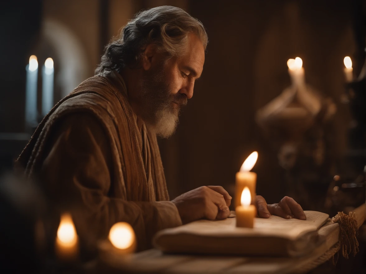 Moses and the tablets of the law.