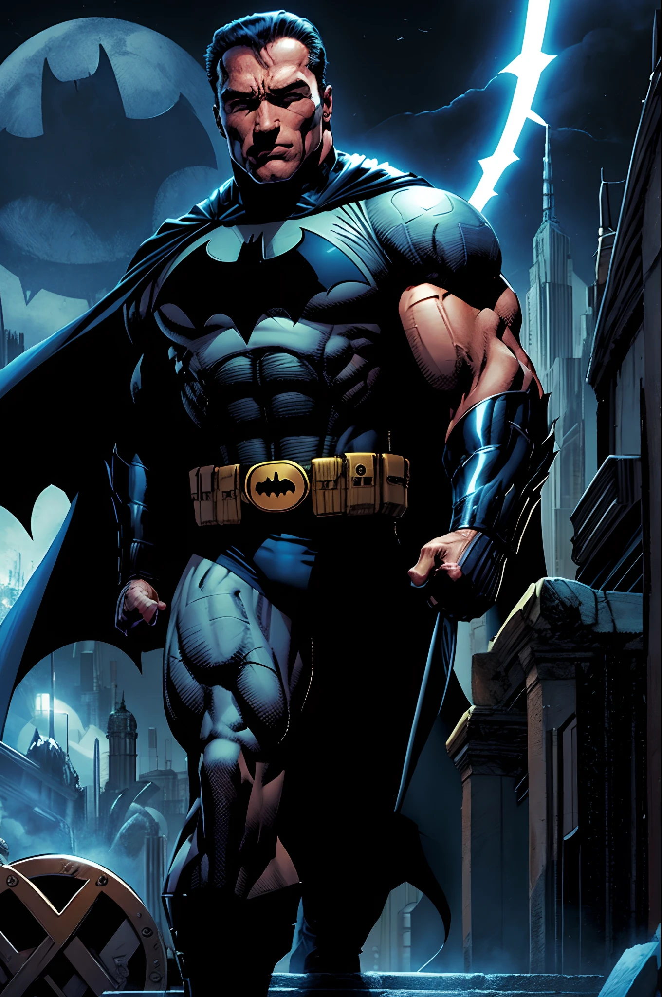 In the heart of Gotham City, A terrifying threat looms over the city. Batman is called in to investigate a series of mysterious disappearances. As you follow the clues, He discovers a group of villains forming a sinister alliance, liderada pelo temido Espantalho.
Enquanto enfrenta seus inimigos um a um, The Dark Knight discovers that the Scarecrow's true goal is not just to sow fear, but also steal an ancient and powerful mind-controlling artifact.
Determinado a impedir o plano nefasto, Batman mergulha nas profundezas de Arkham Asylum, onde o Espantalho montou sua base secreta. Fighting a horde of monsters created by the villain's toxin, The hero finally makes it to the final showdown.
But the Scarecrow has one final trick up his sleeve - he reveals that the artifact is actually a weapon capable of destroying Gotham City. With the city on the brink of chaos, Batman needs to use all his skills and wits to stop him.
In an epic showdown, Batman finally manages to defeat the Scarecrow and disables the weapon of destruction. Gotham City is saved, But the price is high. The hero realizes that his actions have consequences and that, Sometimes, Sacrifice is necessary to protect the greater good.
The story ends with Batman reflecting on his role as Gotham's protector and preparing to face the challenges ahead, Knowing that even the biggest threats can't break your resolve to keep the city safe. A lenda do Batman continua, inspiring hope in the hearts of those who need it most.