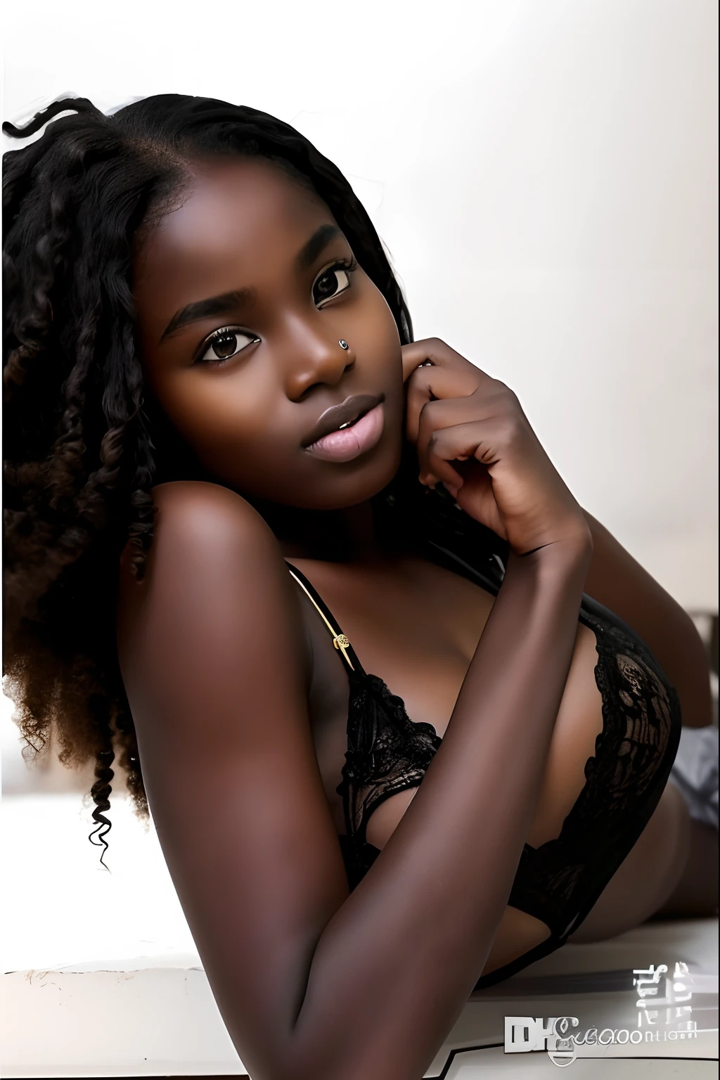 African beautiful very dark skin girl, Instagram model, , Change face, perfect face, real face, real human texture, same color skin as girl, perfect luminosity match, luminosity auto correction, masterpiece, high quality, k, hourglass figure