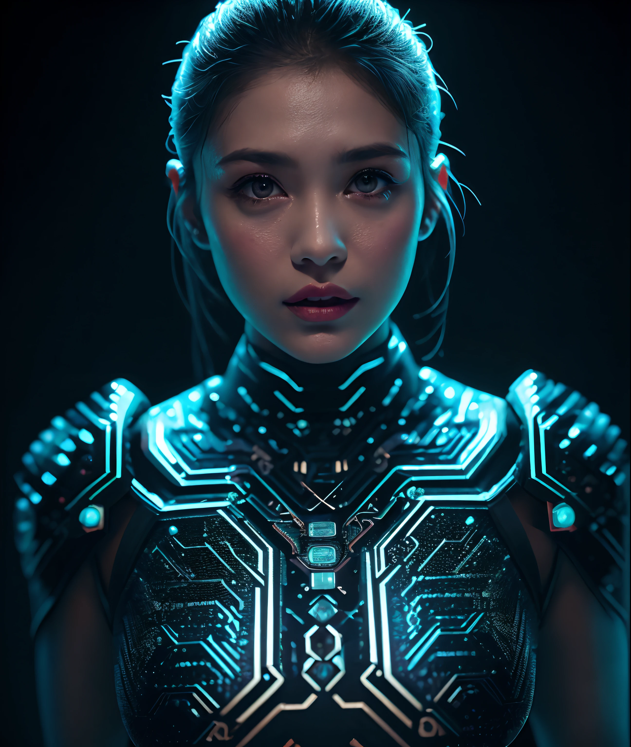 Mallu girl, Kerala, ((top-quality)), ((​masterpiece)), (detaileds:1.4), 。.。.3D, Beautiful Cyberpunk Woman Image,nffsw(HighDynamicRange),Ray traching,NVIDIA RTX,Hyper-Resolution,Unreal 5,Sub-surface scattering,PBR Texturing,Postprocess,Anisotropy Filtering,depth of fields,Maximum clarity and sharpness,multi-layer texture,Albedo and specular maps,Surface Shading,Accurate simulation of light-material interactions,perfectly proportions,Octane Rendering,Two-tone lighting,Wide aperture,Low ISO,White Balance,thirds rule,8K Raw,Circuit Board AI,Silver Body、Metallic body、Beautuful Women、Beautie、Colossal tits、Erotic