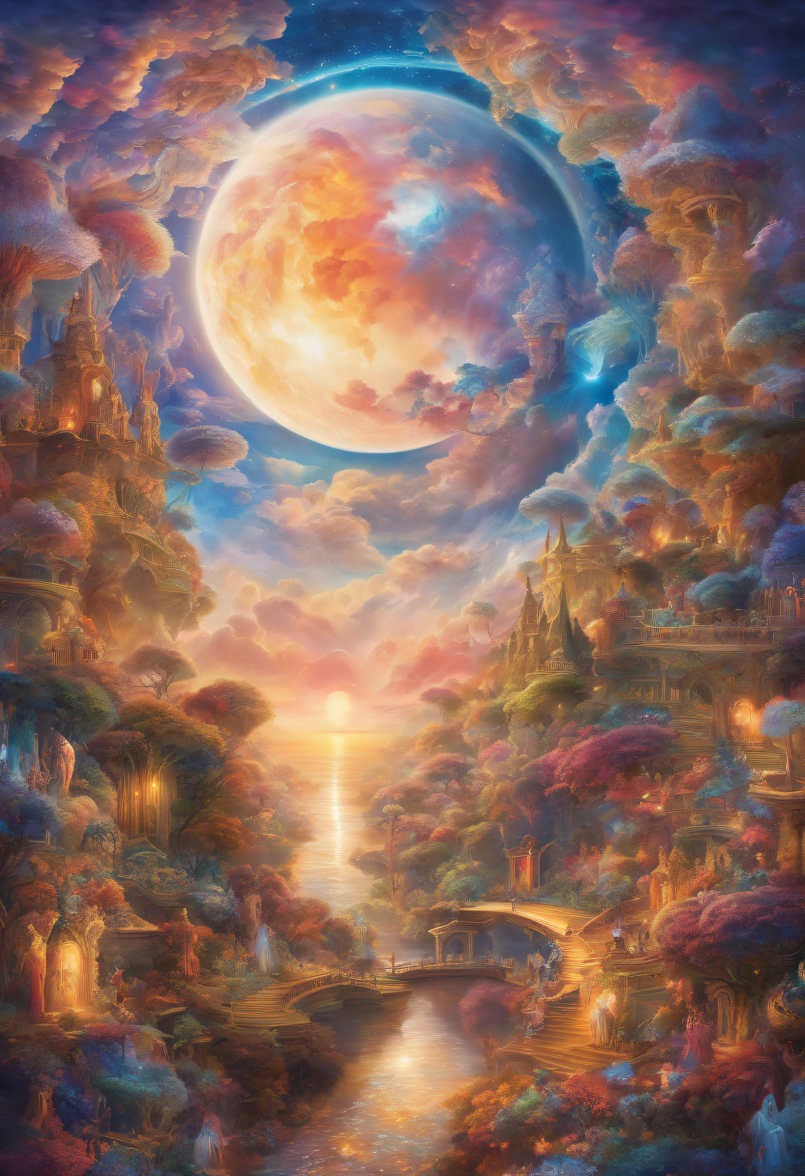 in 8K,Seven Days of God's Creation,The existence of God,Separating the sky from the sea,World of Light,World of Love,God bless