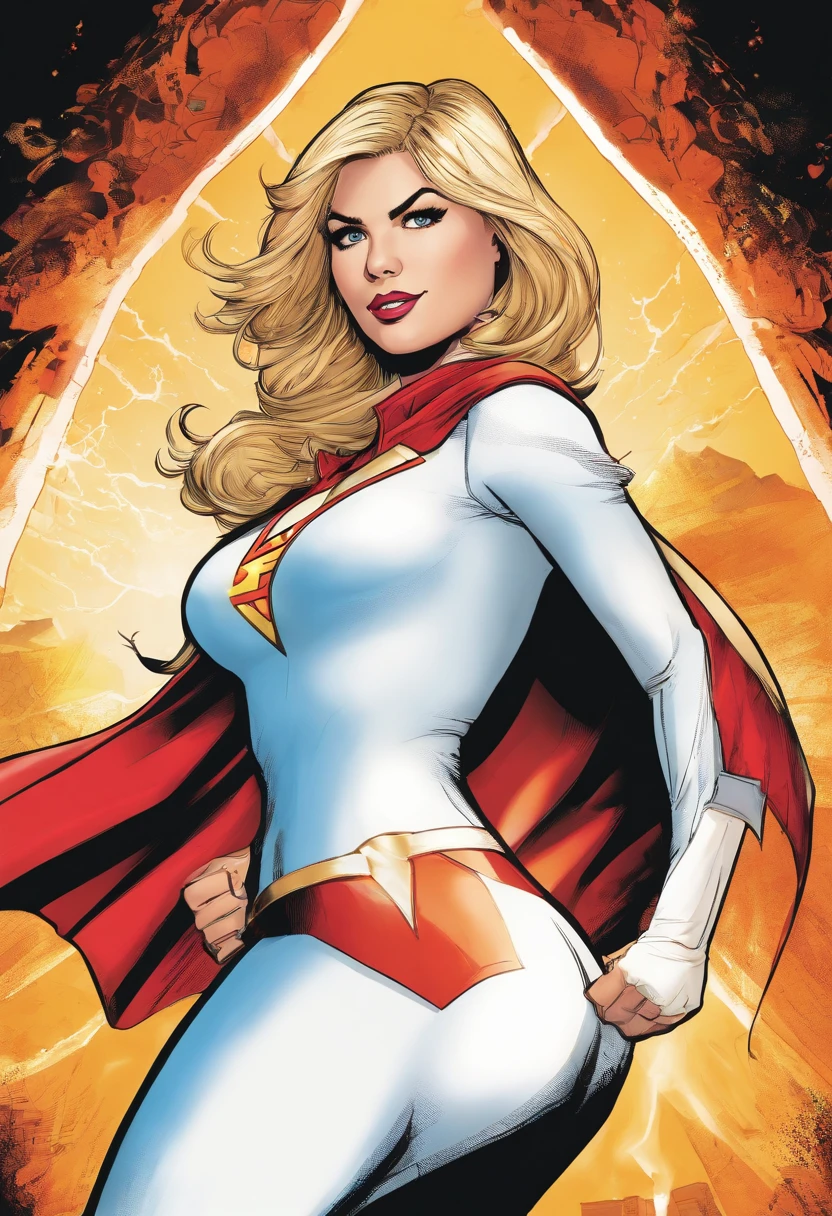 Kate Upton as Power Girl, leotard