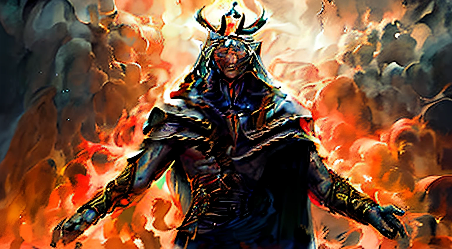 a close up of a man with a crown on his head, O Senhor das Trevas Sauron, O Rei do Inferno, Sauron, Retrato de Sauron, Rei do inferno, Morgoth, Retorno do Rei. cinemactic, O Deus Hades, Rei dos Reis, biblical epic movie, O Deus Imperador da Humanidade, Rei da entropia