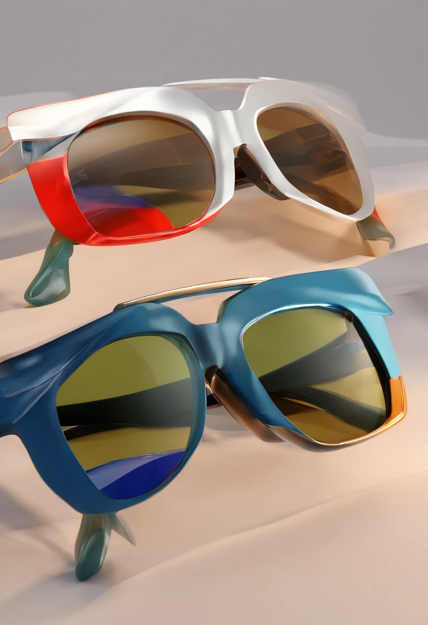 Quero um vendedor com roupa azul, sunglasses to put on in profile