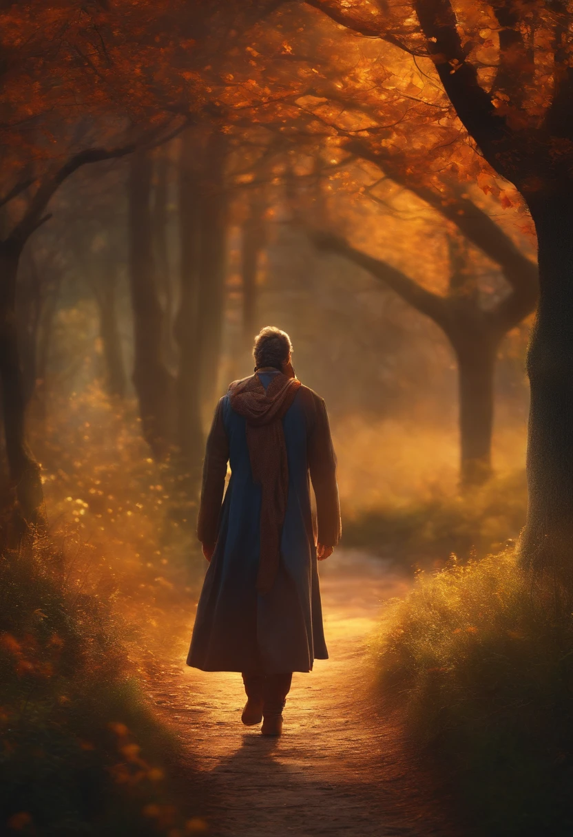 Create an illustration of the story's narrator as someone who exudes an aura of inspiration and wisdom. The narrator should have a caring face and a confident look that reflects their passion for sharing important lessons.. Make sure the narrator has a charismatic presence that grabs the audience's attention.