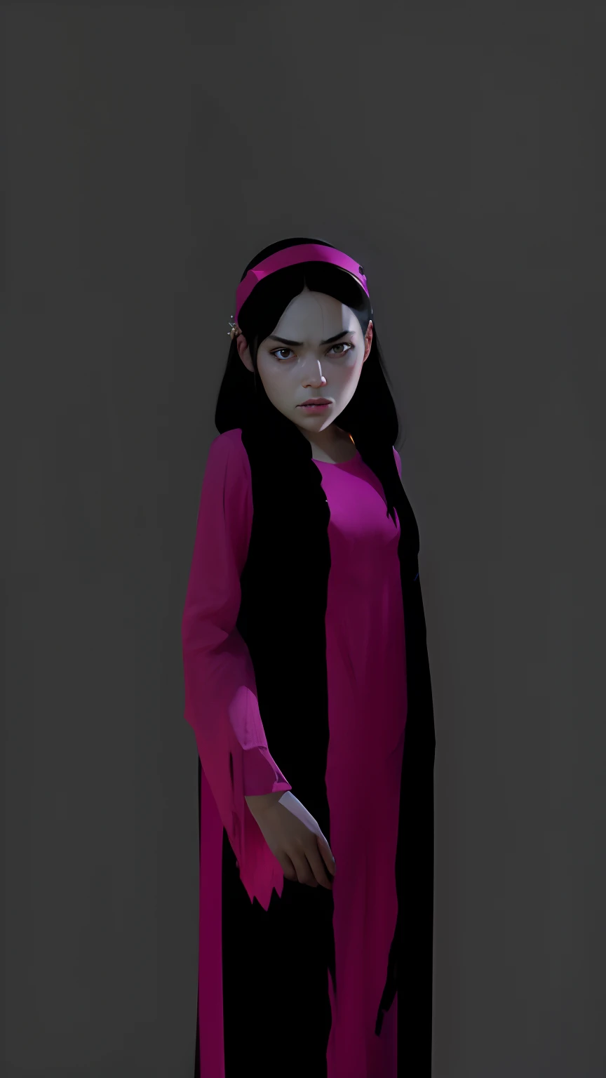 a cute girl, mad face, realistic, super detail, 8k