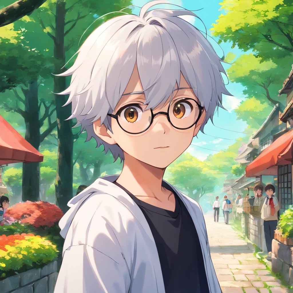 fofo, anime bonito, , Beautiful child withe hair, cute white glasses, Cute white shirt with sleeves cut with black pants, sapato branco , Anime Art Wallpaper 8K, Anime Wallaper, Estilo anime 4K, Anime Art Wallpaper 4K, Anime Art Wallpaper 4K, Nice anime style, menino anime bonita, Anime boy with medium hair , very cute cute boy anime cute cute child, menino abonito, 4k anime wallpapers
