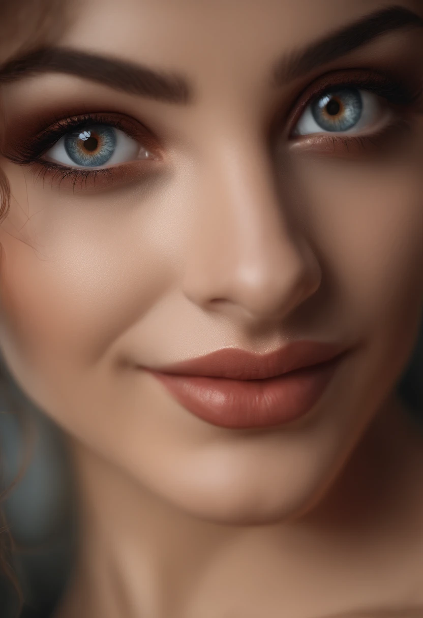 (realistic, photo-realistic:1.37),(8k, RAW photo, best quality, masterpiece:1.2), cute, ultra-detailed,heart-shaped pupils,physically-based rendering, ultra high res, kodakvision color, shot on Arricam LT Camera, bokeh, sharp focus,
looking at viewer,photorealistic,realistic, solo, photorealistic, best quality,extremely detailed face,extremely detailed eyes and face, beautiful detailed eyes,absurdres, incredibly absurdres,haunting smile,Messy hair, floating hair, ,