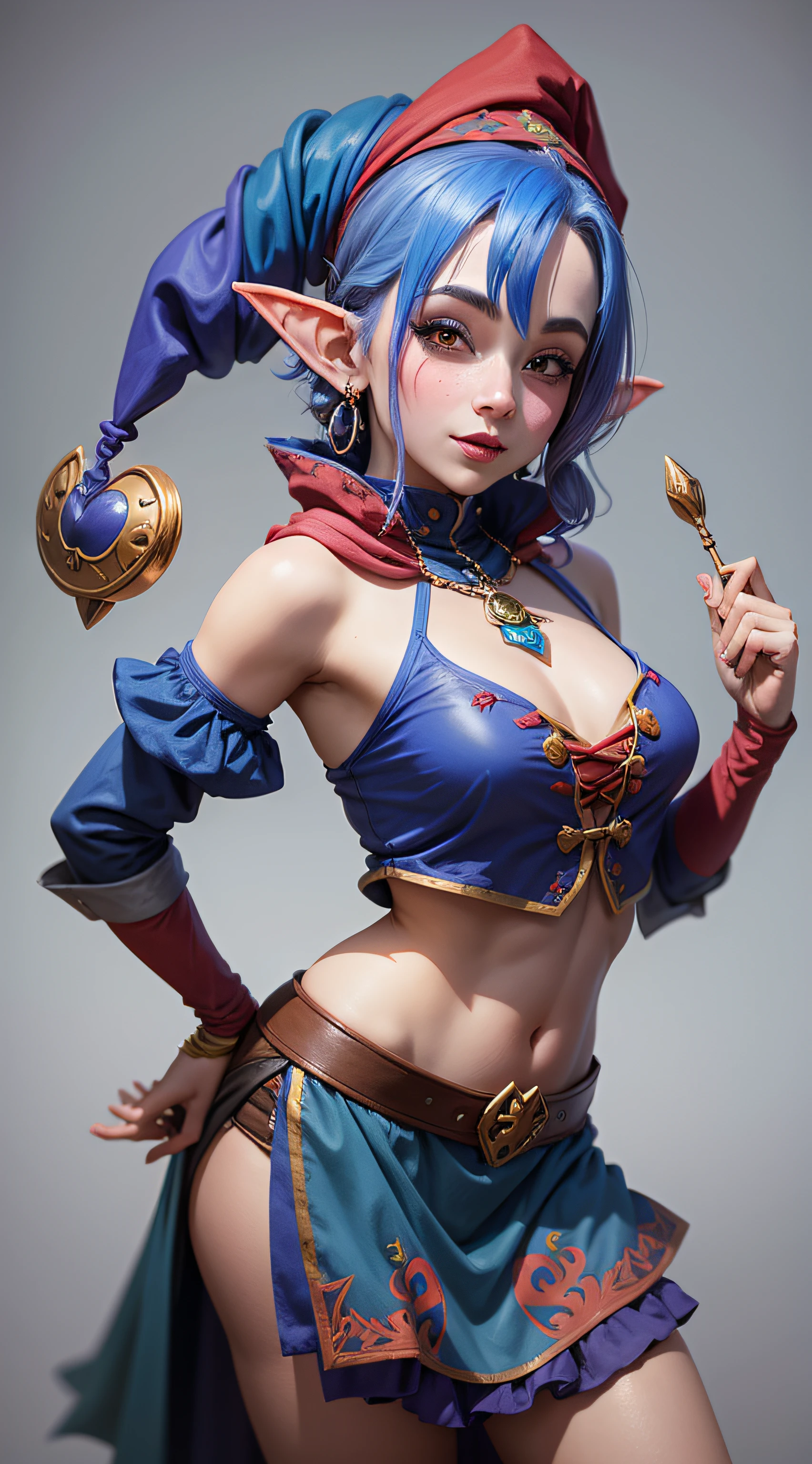 a female jester gnome