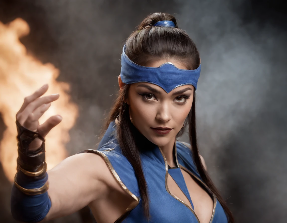 ((kitana do mortal kombat, ultra realistic)), (((corpo inteiro))), ((perfect hands)), atordoante, hyper realistic, octan render, surrounded by the effect of smoke and lightning, Estilo Mortal Kombat, fundo antigo, elegante, atordoante, (papel de parede), arte conceitual, detalhes intrincados, altamente detalhado, ((cinemactic)), Dramatic, (extremely high quality, Concedido, master part:1.5), (fotorrealista:1.5), fotografia, Realistic photo, Nikon, Luz Natural, 4k, highes definition, XF IQ4, 150MP, 50 millimeters, ISO 1000 Certification, 1/250 Anos, Luz Natural, Adobe Lightroom, photolab, Photographic Affinity, PhotoDirector 365,