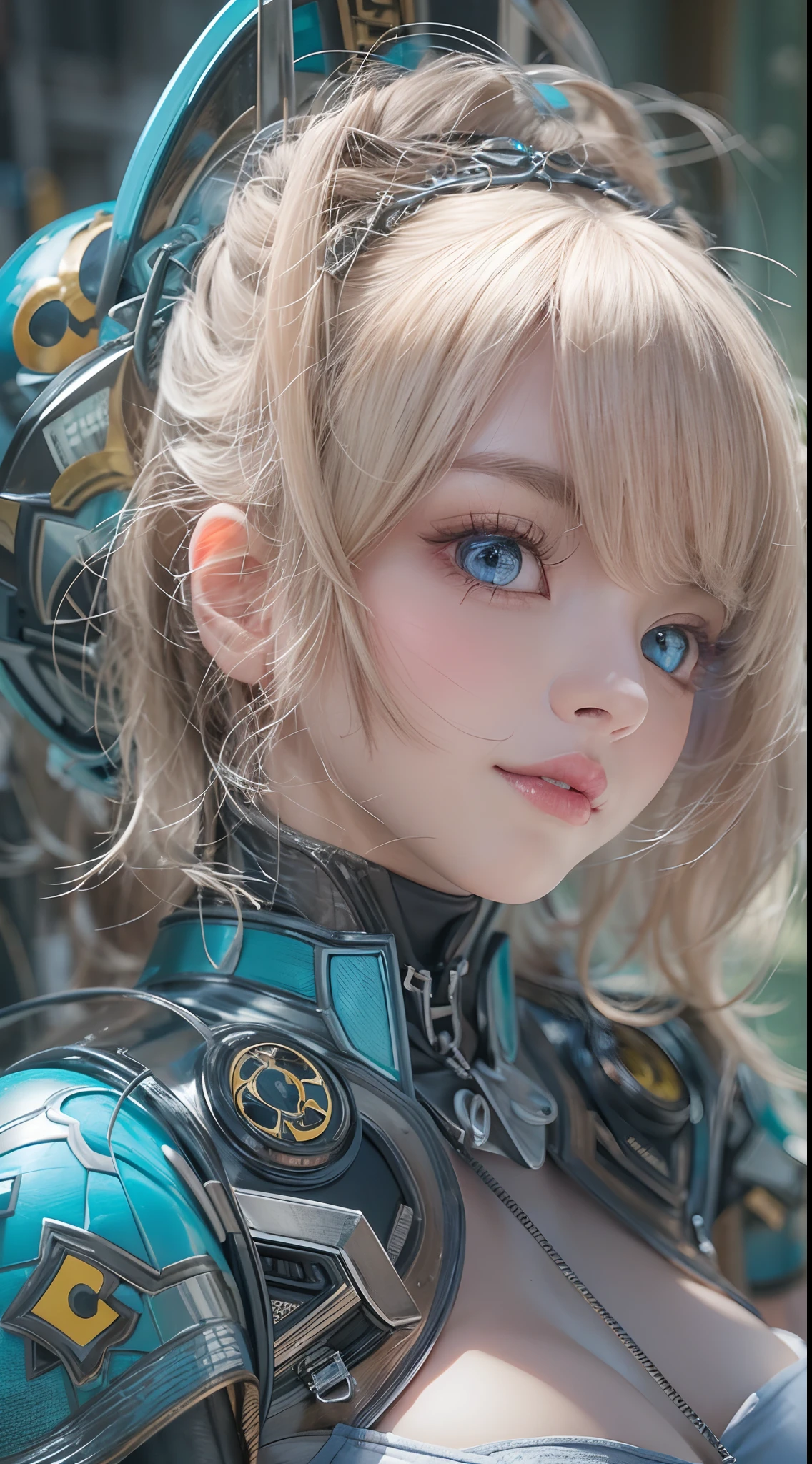 ​masterpiece, 1 beautiful girl, Detailed eye, Swollen eyes, top-quality, 超A high resolution, (reality: 1.4), 电影灯光, very extremely beautiful, Beautiful skins, A slender, Forward-facing body, (A hyper-realistic), (hight resolution), (8K), (ighly detailed), ( Best Illustration), (beautifully detailed eyes), (ultra-detailliert), 详细的脸, Bright lighting, Professional Lighting、the most beautiful and sexy cyberpunk girl, blonde hair, blue eyes, wearing incredibly detailed futuristic cyberpunk battle armor, huge enormously gigantic tits, cleavage showing, tons of tattoos and piercings, in hyper futuristic city metropolis, cherry blossoms blowing in the wind, incredibly cinematic, incredibly perfect masterpiece, high quality, high resolution