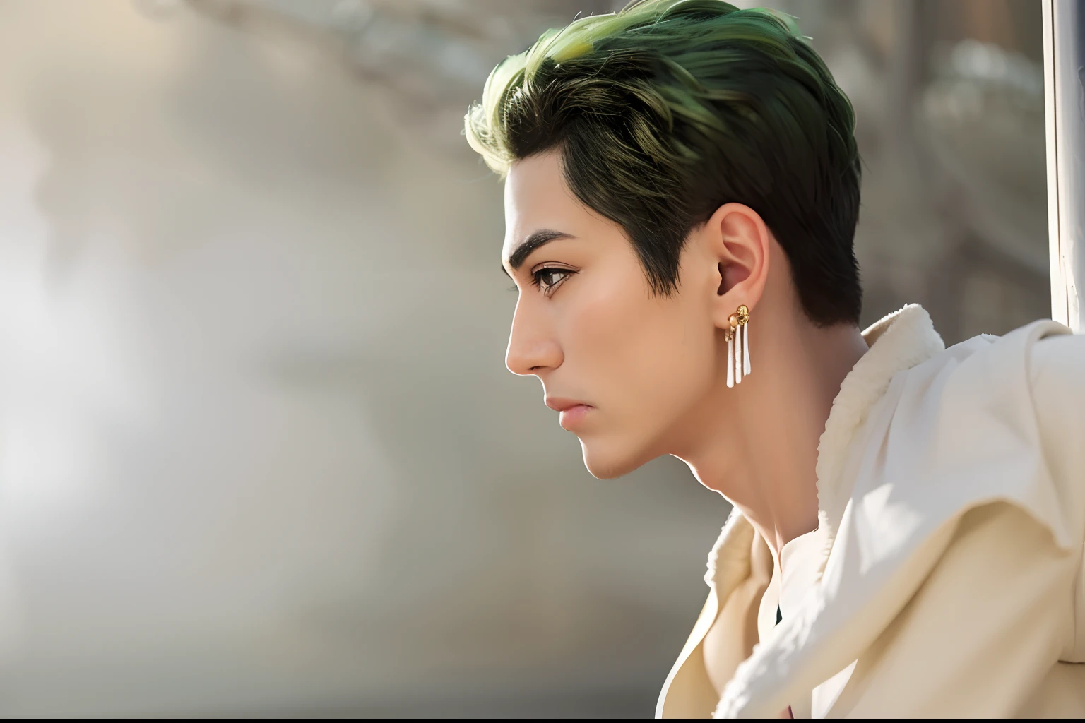 (Handsome druid male: 1.3) is standing (highly detailed CG unity 8k wallpaper, masterpiece, best quality, very detailed, beautiful detailed eyes: 1.2), best lighting, (best shadow, very delicate and beautiful bloom) , masterpiece, best quality:1.1, realistic:1.3, cinematic lighting:1.2, in a dark cave:1.5, ultra photoreal, photorealistic:1.0, sharp focus:1.1, depth of field:1.1, 50mm, Nathan Wirth style, Hasselblad X1D II, Porta 160 pointed ears, elf