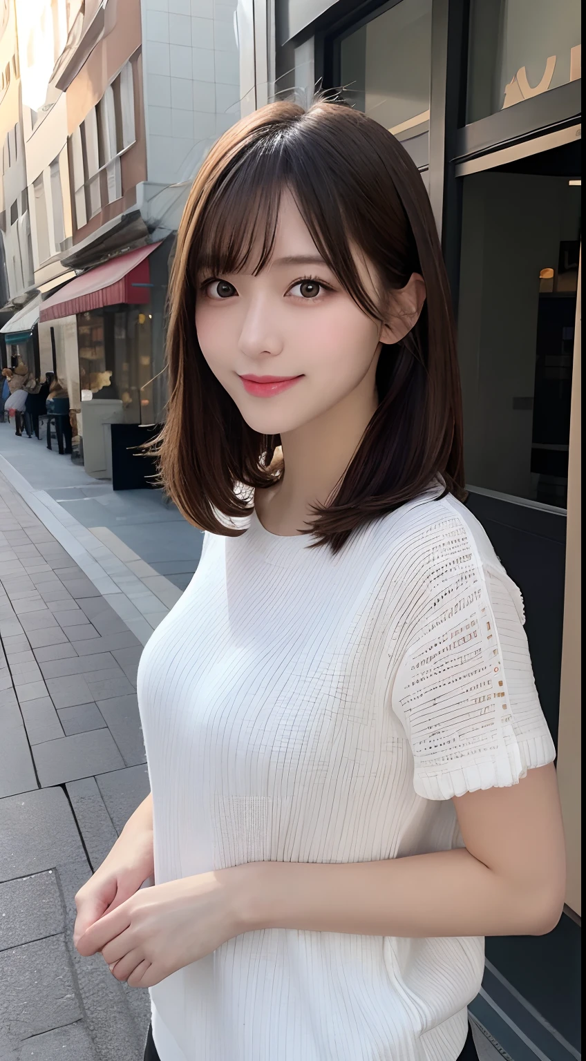 ((Best Quality, 8K, Masterpiece: 1.3)), 1girl, Slim Abs Beauty: 1.3, (Hairstyle Casual, Big Breasts: 1.2), Dress: 1.1, Super Fine Face, Delicate Eyes, Double Eyelids, Smile, Home