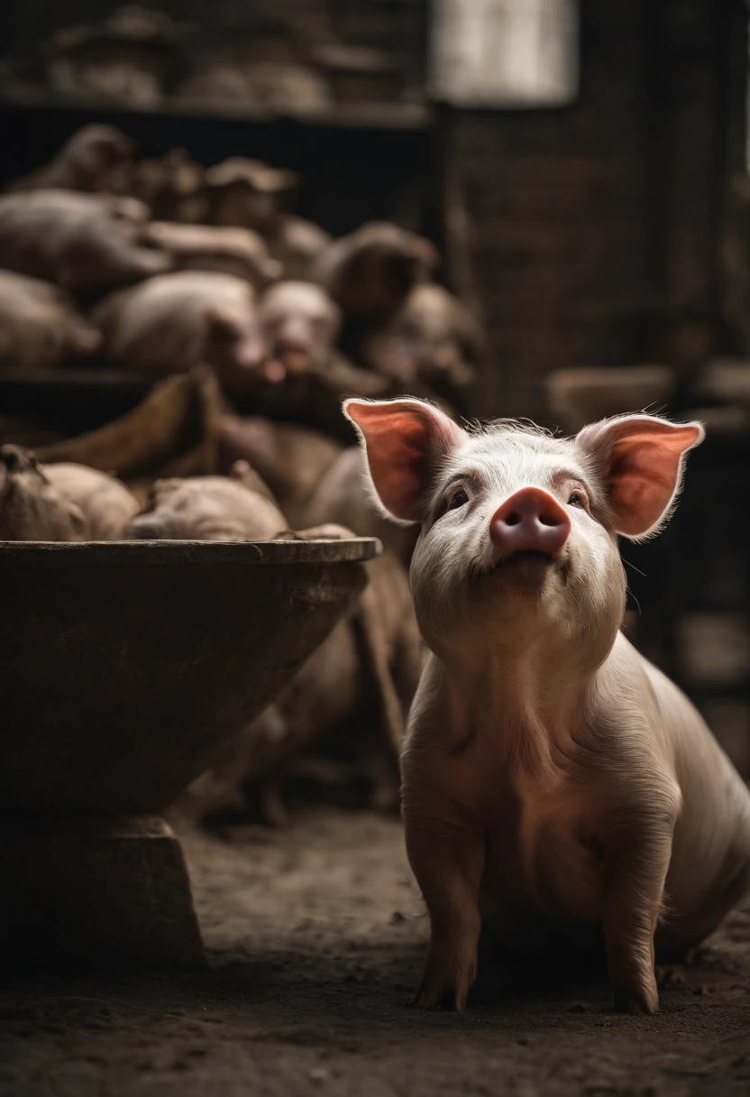 Traveling pigs chinoiseriety