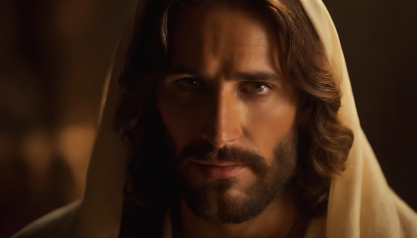 jesus,nicodemo,traditional,religious,painting,oil,painterly technique,expressive brushstrokes,dramatic lighting,faith symbols,emotional,religious devotion,cross,detailed faces,sacred atmosphere,vivid colors,divine illumination,heavenly aura,deep shadows,holy figures,masterpiece:1.2,realistic,highres,ultra-detailed