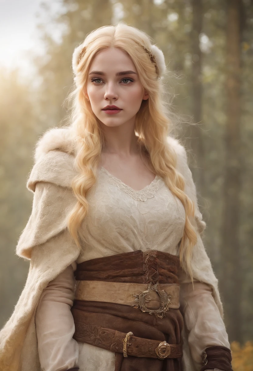 Young woman,Yellow hair, Fluffy clothes and fluffy hats, fantasy character art, Awesome character art, Epic fantasy character art, hd fantasy art, epic exquisite character art, Realistic fantasy artwork, Fantasy Woman, Epic fantasy art style HD, fantasy character, digital fantasy art), fantasy style art, detailed fantasy art, High quality fantasy art, fantasyoutfit, Digital 2D fantasy art