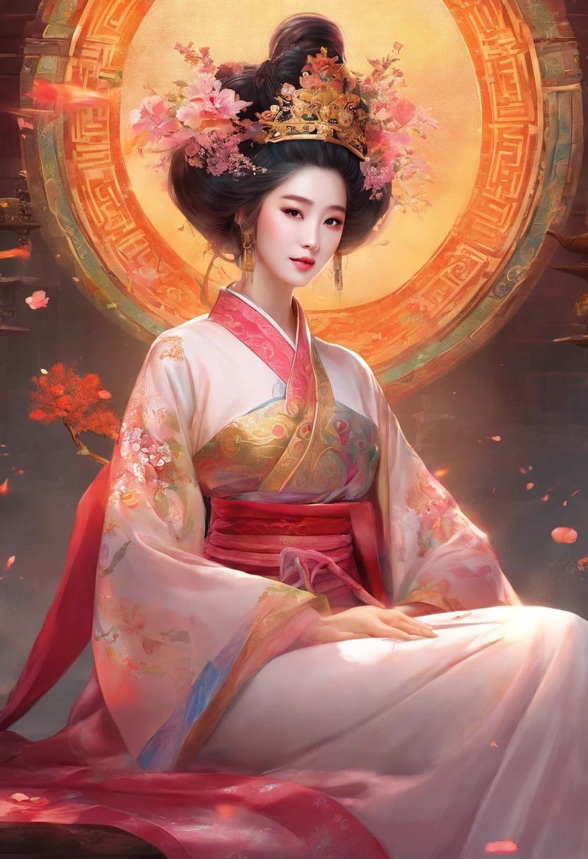 ((Best quality, 8K, Masterpiece :1.3)), Sharp focus :1.2, Korean sexy Barbie.((The king's concubine. Kingdom of Korea. with tattoos)) (Hanbok Korean traditional clothing ). Sleeping on the Bed. Nuances. Sad_mix4, 20 days,hyper realisitc:1.37),16K HD,