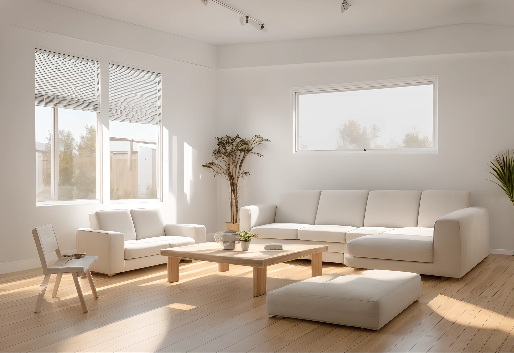 RAW photo,Masterpiece, high quality, best quality, authentic, super detail, interior,white wall, window, wooden floor, Modern style, Realistic reflexes,realistic light , vray
