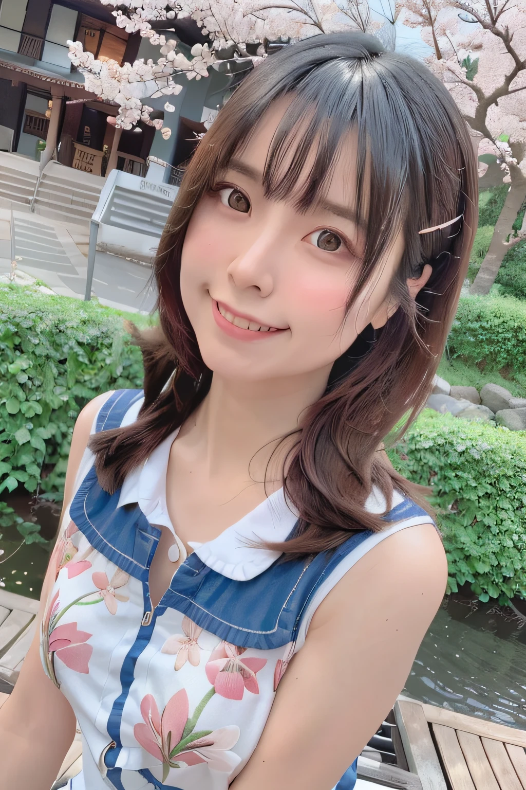 ((Highest quality)), ((masterpiece)), (detailed),Perfect Face,Japanese,landscape,Beauty,cute,Upper Body