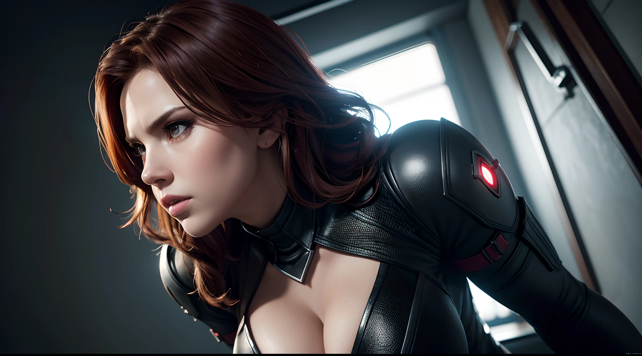 Black Widow (really big voluminous tits)
CGI with clear focus, Photorealistic, high detail, Realistic, Masterpiece, absurdress, Best Quality, HDR, hiquality, hight resolution, Extremely detailed, 8k wallpaper, intricate details, 8K UHD, Full-HD, (foto realista:1.2), Contrast, sharp lighting, Cinematic lighting, natural lighting, hard light, Backlighting, Global Illumination, Environment Occlusion