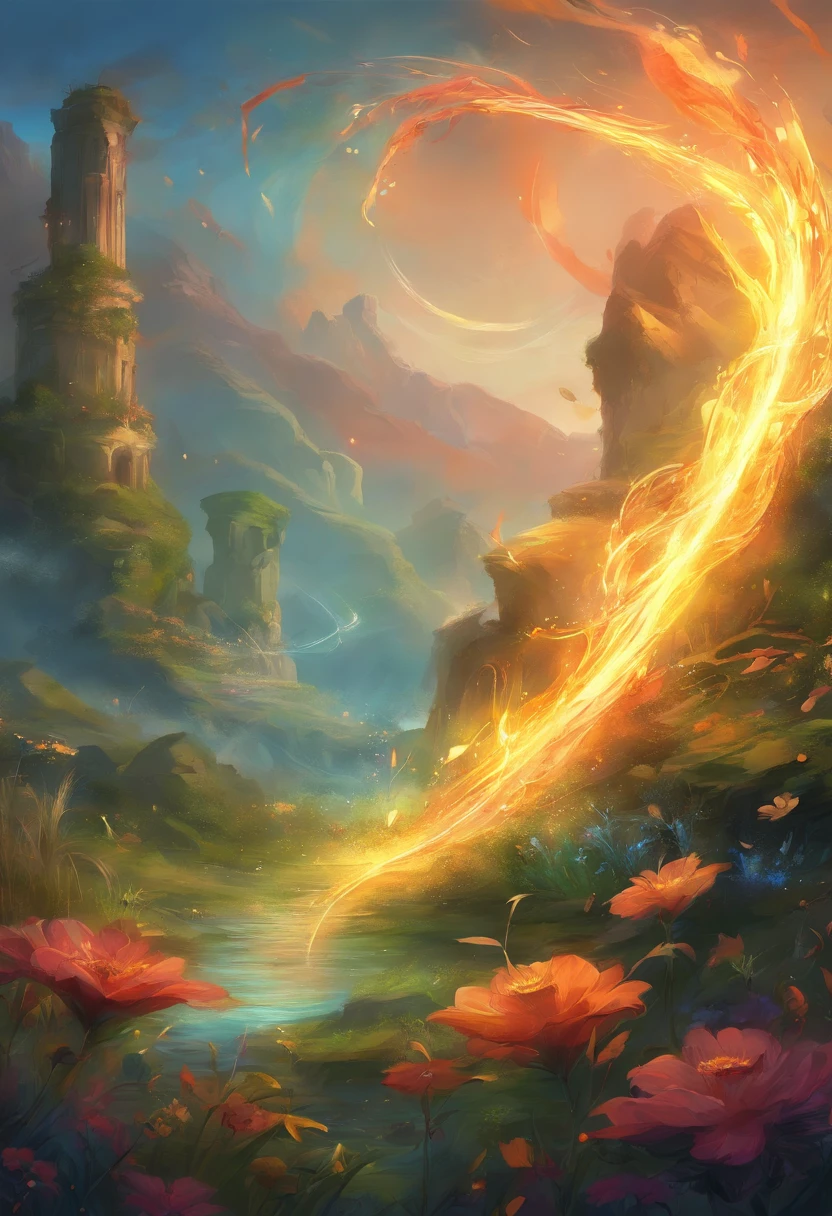 Arm with fire、Water arm、Grass arm、The elements of the electric arm are distributed in several directions, caso de jogo,arte do jogo, collectible card art, assunto completo mostrado na foto, designed for cozy aesthetics!full art illustration, Produto eBay fofo, Arte completa, !!altamente detalhado!!