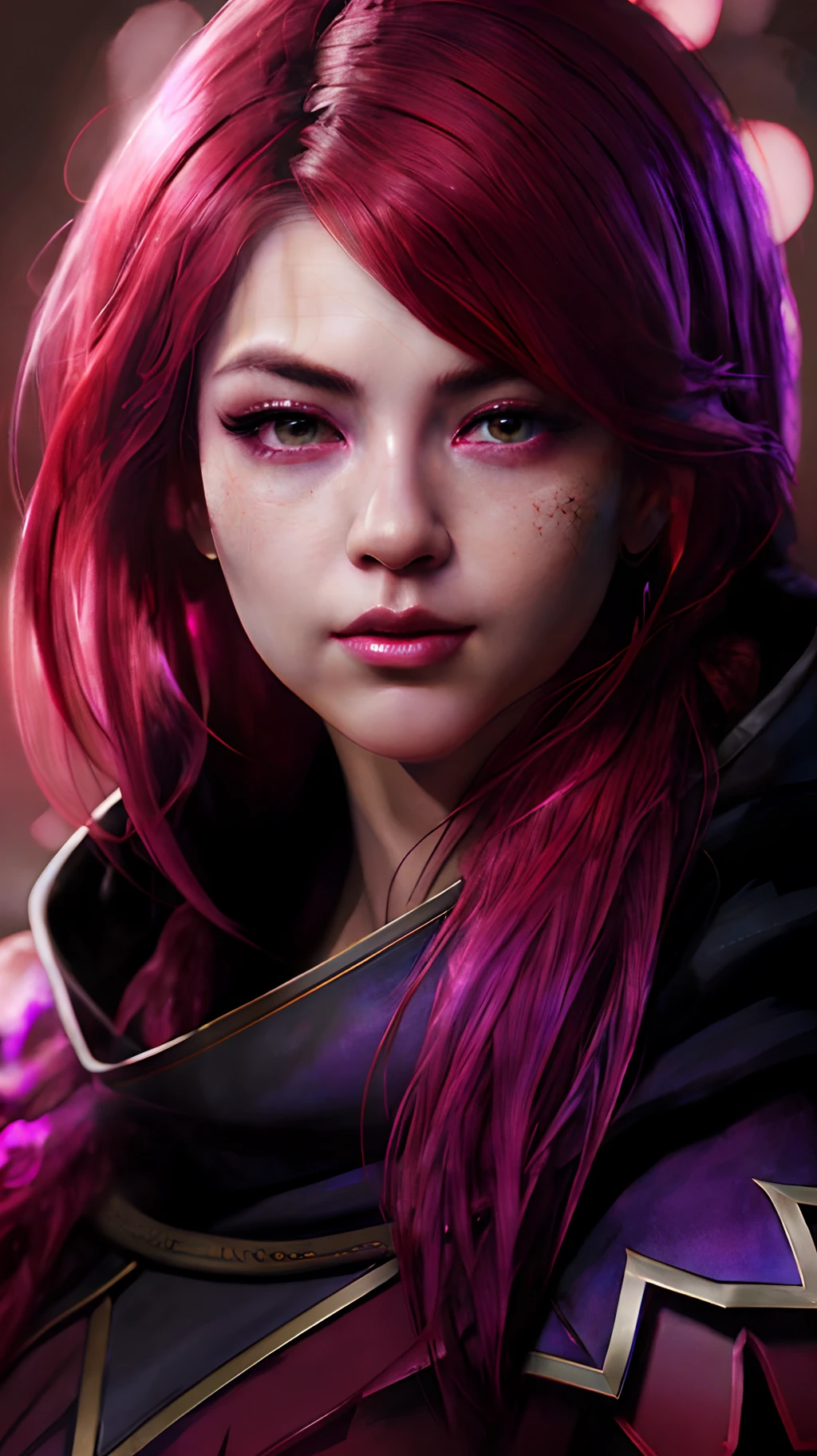 a close up of a woman with red hair and purple eyes, artgerm portrait, extremely detailed artgerm, steven artgerm lau, artgerm. high detail, artgerm detailed, style artgerm, rossdraws global illumination, stanley artgerm lau, rossdraws portrait, wlop | artgerm, rossdraws digital painting