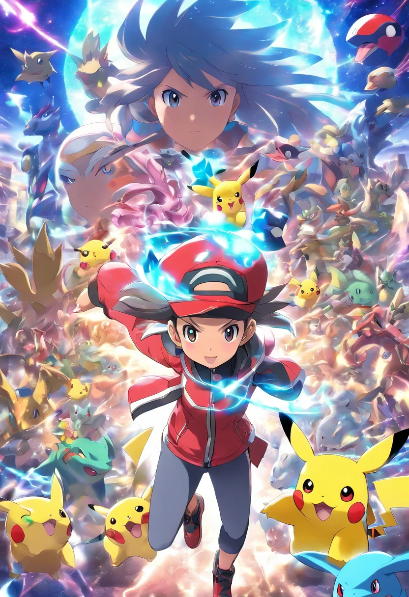 Fugidane and the Pokémon Female Trainer,Highest image quality,cinematic texture,Super masterpiece,tmasterpiece,