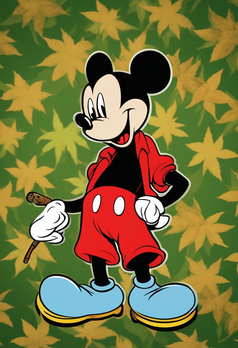 MickyeMouse ???????? illegal Mickey Mouse　Smoking cannabis　outlaw