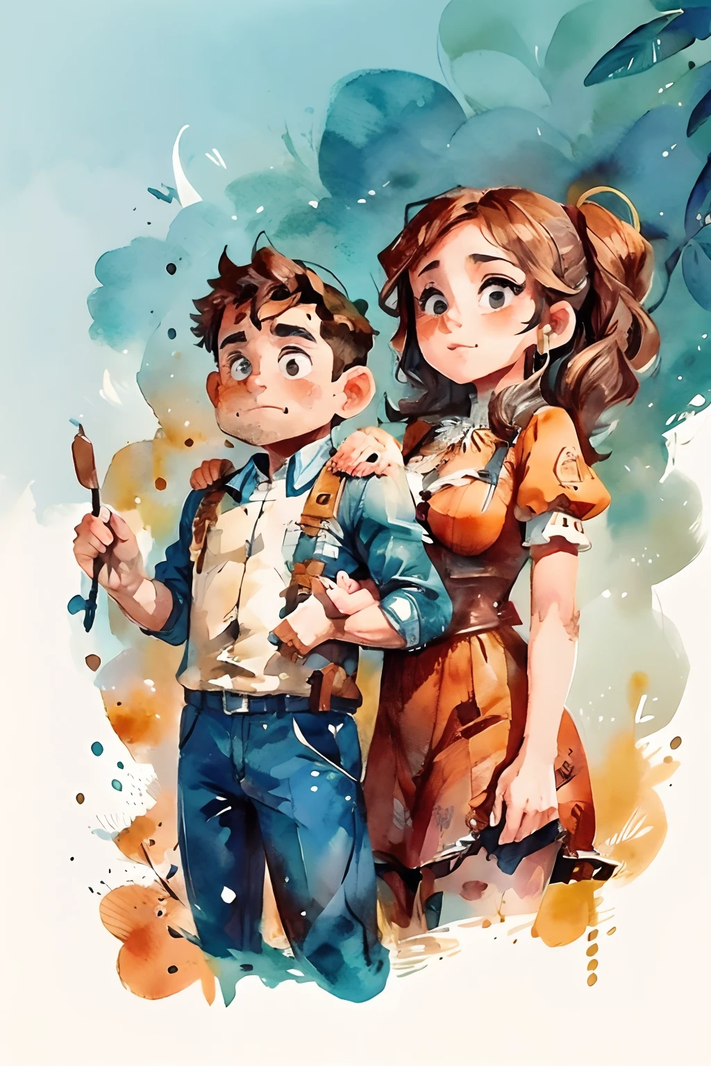 homem e mulher juntos, familia, dentro de casa