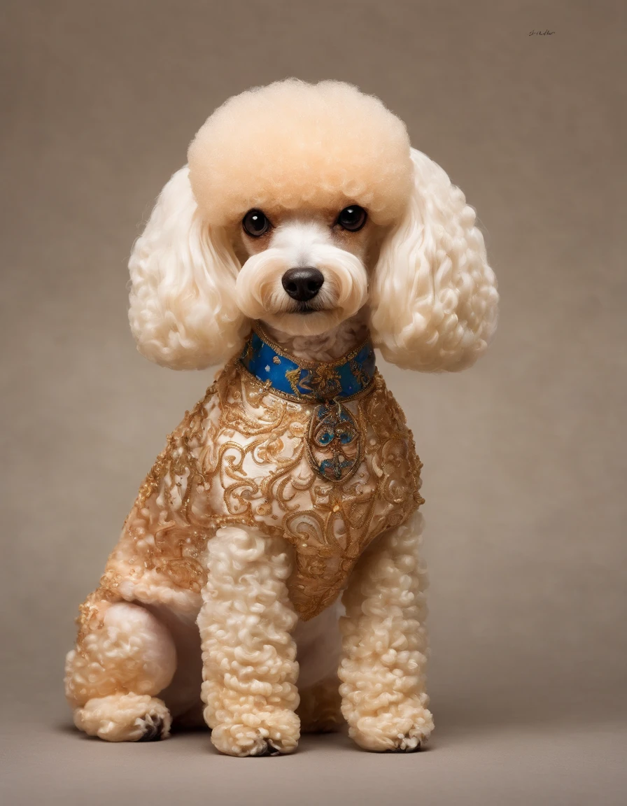 Certamente! Here is a description of a miniature Poodle illustration in the style of Naoki Saito:

"See a stunning artwork in Naoki Saito's signature style, com o charmoso e elegante Poodle Miniatura. This exquisite illustration captures the essence of this beloved breed with a touch of grandeur and mystique.

The backdrop of this masterpiece transports you to an extravagant realm, onde o Poodle Miniatura ocupa o centro do palco. Your skin is portrayed with intricate attention to detail, mostrando cada curva e onda, while the eyes hold an air of wisdom and grace. A pose do Poodle em miniatura exala uma aura real e confiante, reflecting the proud behavior of the breed.

O uso de ricos por Naoki Saito, Vibrant colors bring the artwork to life, fazendo o Poodle Miniatura se destacar contra o pano de fundo de paisagens exuberantes. Each brush stroke tells a story, evoking a sense of wonder and admiration for this enchanting creature.

This illustration is more than just a visual treat; is a testament to Naoki Saito's skill and artistry, inviting you to immerse yourself in a world where the Miniature Poodle reigns supreme. If you are an art fan, dogs, ou ambos, This piece is sure to captivate your heart and imagination."

Feel free to use this description for your Naoki Saito-style miniature Poodle illustration!